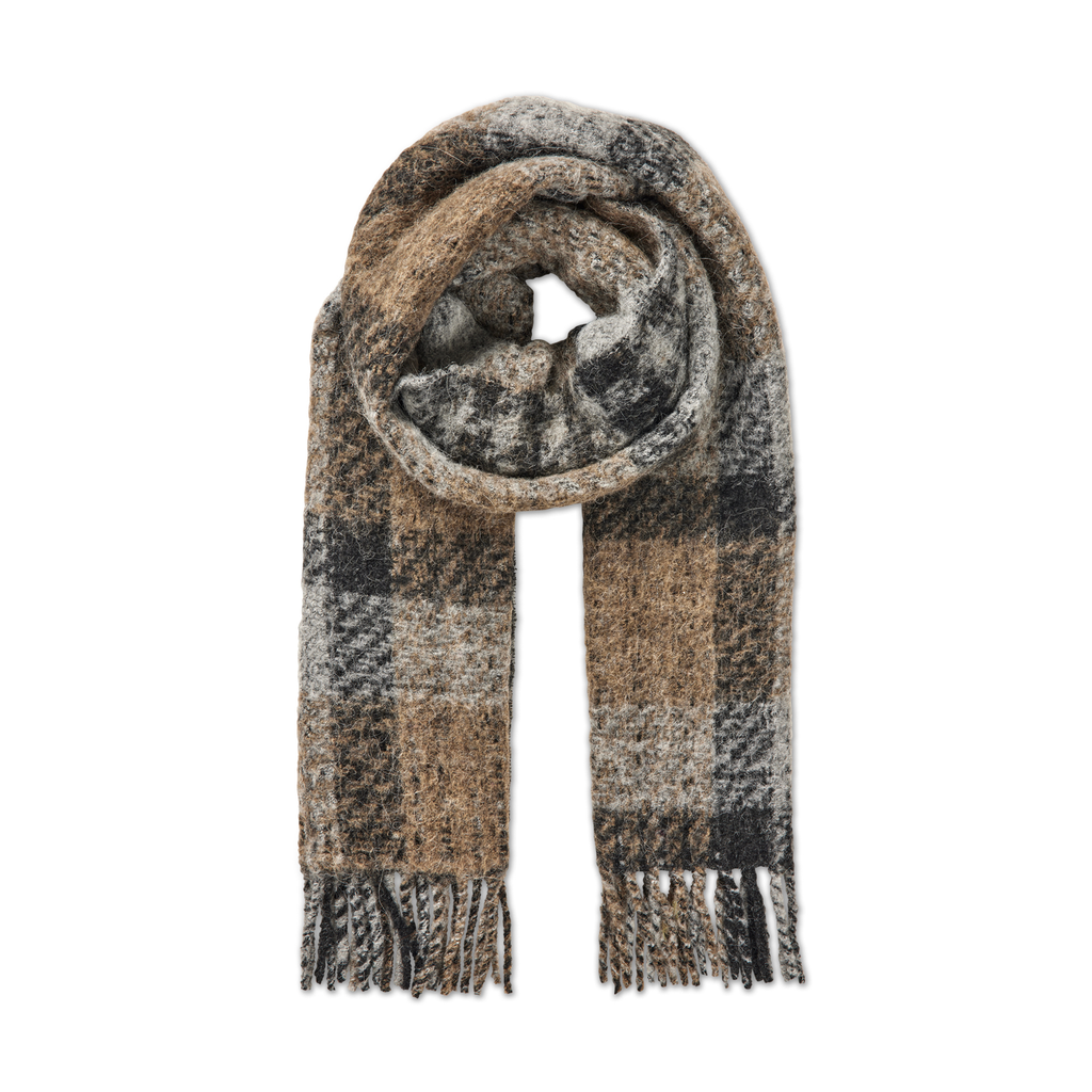 Day Wool Check Scarf