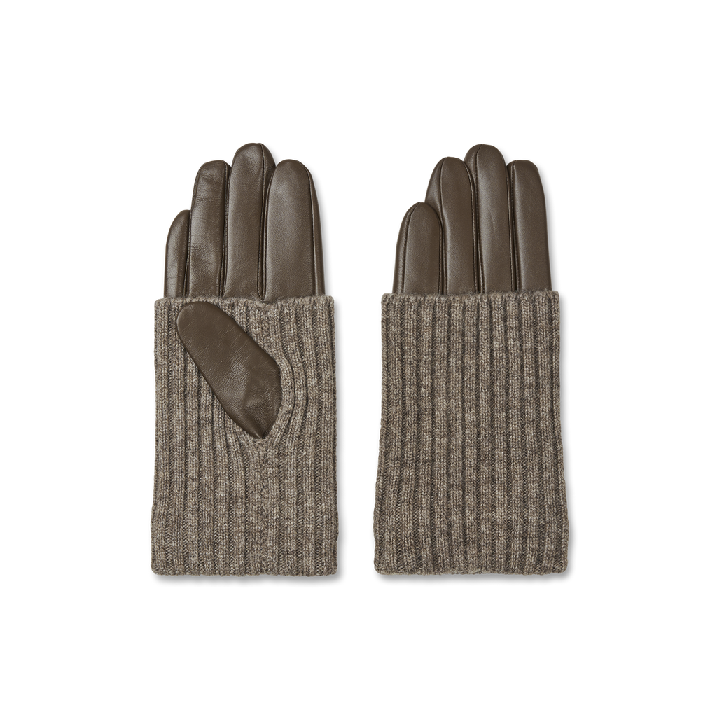 Day Leather Knit Glove