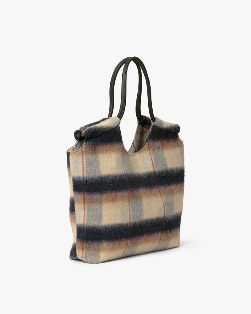 Day Woolen Check Tote