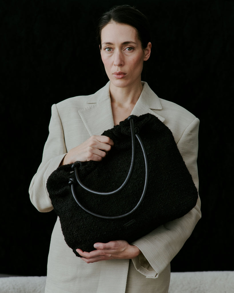 Day Woolen Pop Scrunch Tote