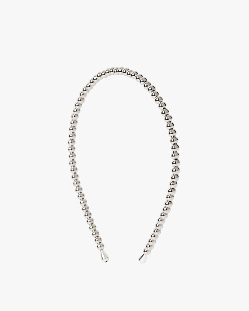 Day Beaded Chrome Slim Hair