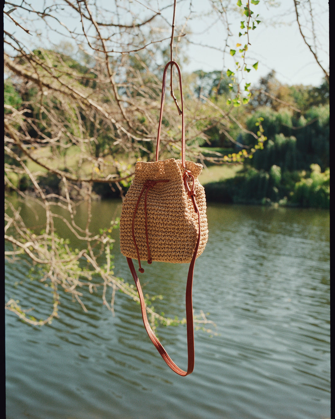 Day Natural Straw Bucket