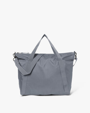 Large Tonal Nylon Crossbody Shoppingveske