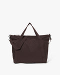 Large Tonal Nylon Crossbody Shoppingveske