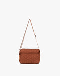 Medium Leaf Quilt Camera Crossbody Taske