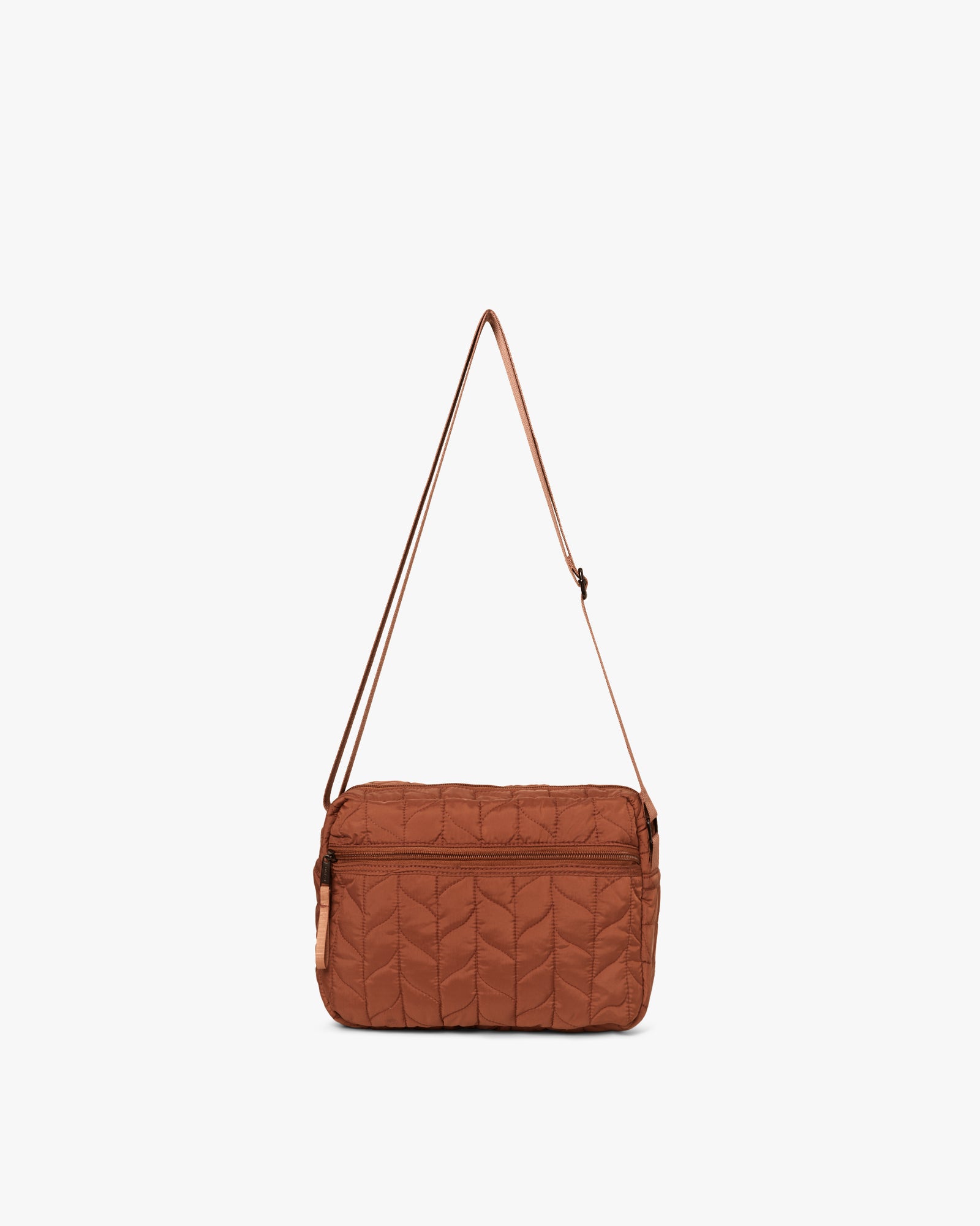 Medium Leaf Quilt Camera Crossbody Taske