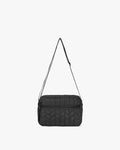 Medium Leaf Quilt Camera Crossbody Taske