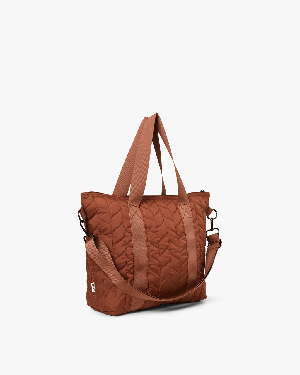 Leaf Quilt Crossbody Shopper Taske