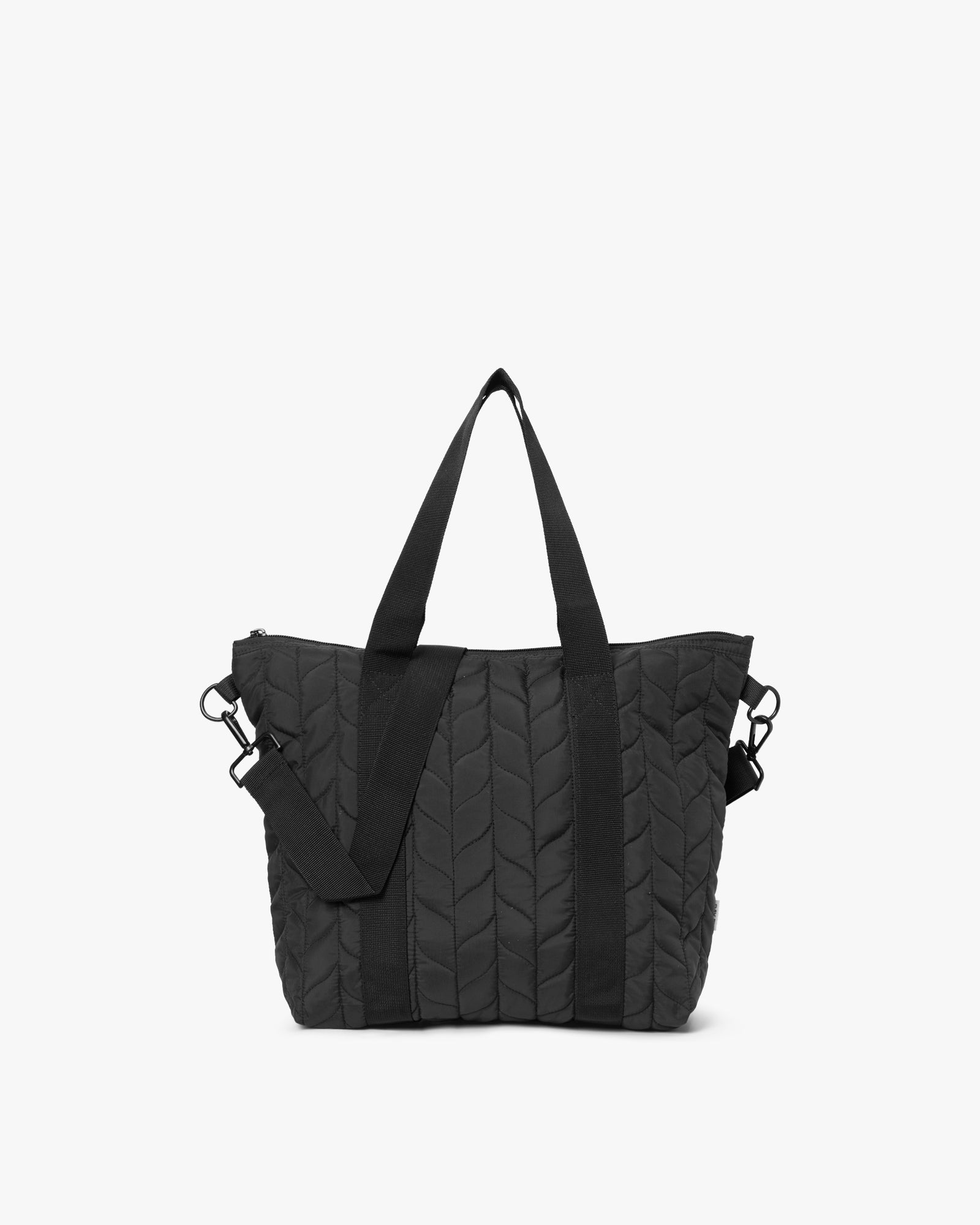 Leaf Quilt Crossbody Shopper Taske