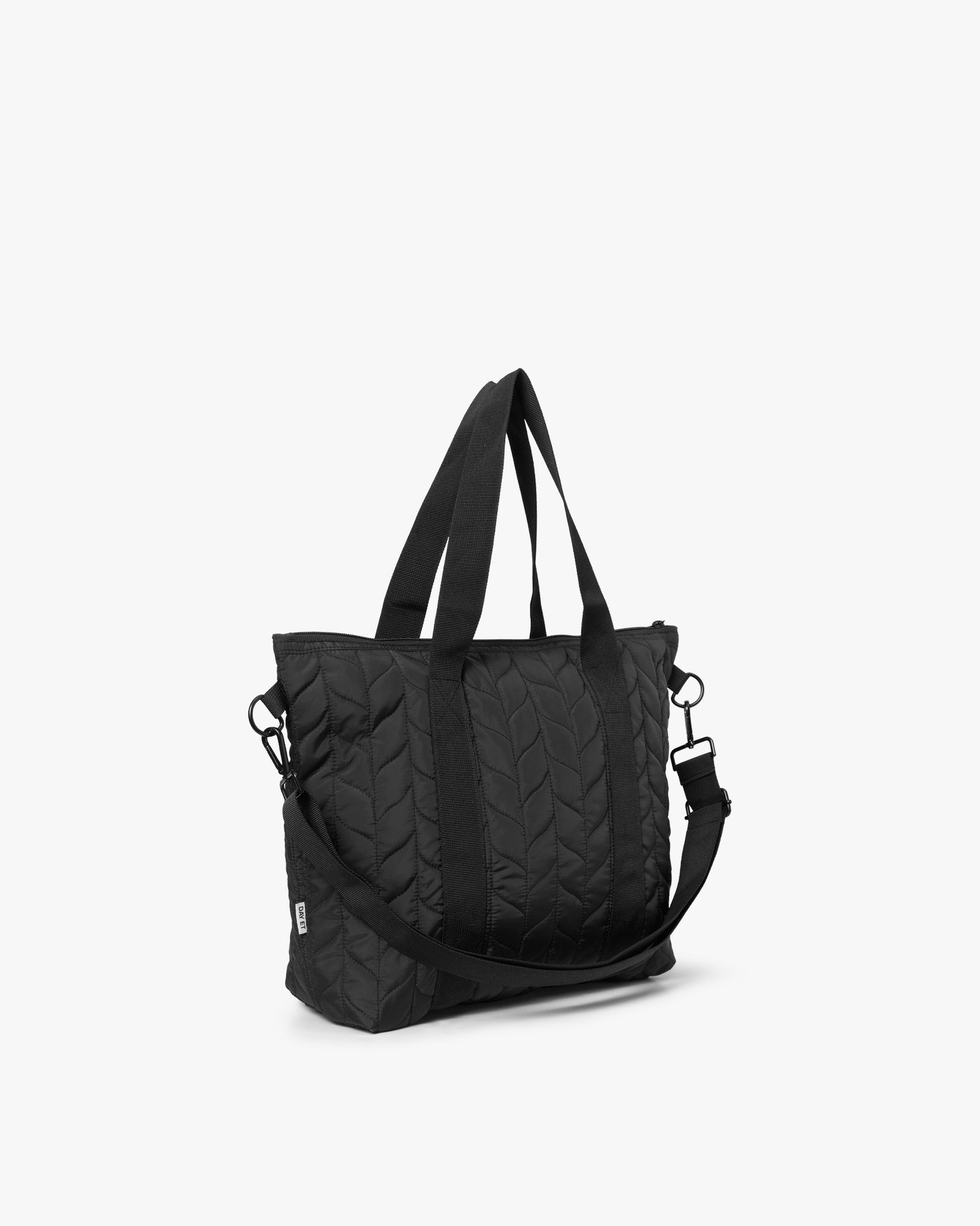 Leaf Quilt Crossbody Shopper Taske