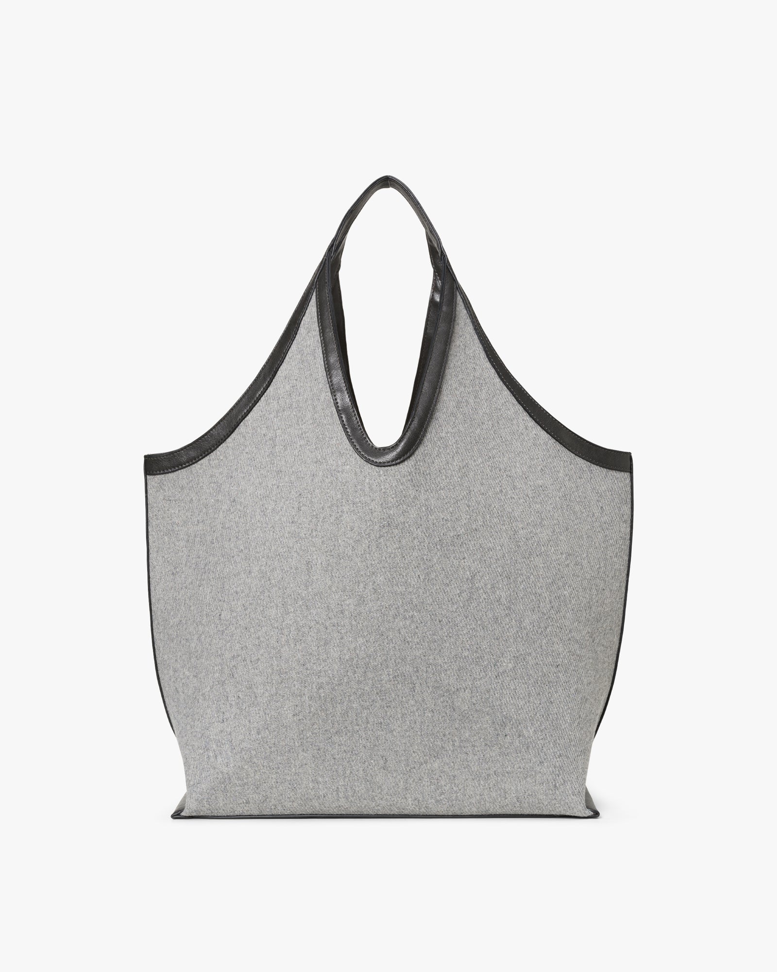 Large Structured Wool Tote