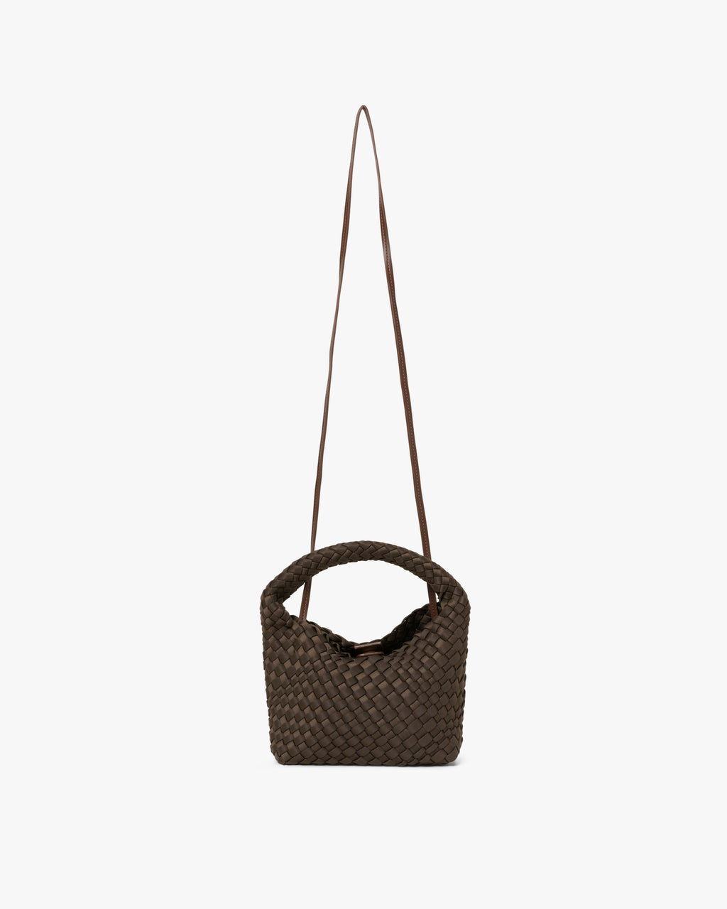 Small Hand-Braided Neoprene Crossbody Håndveske