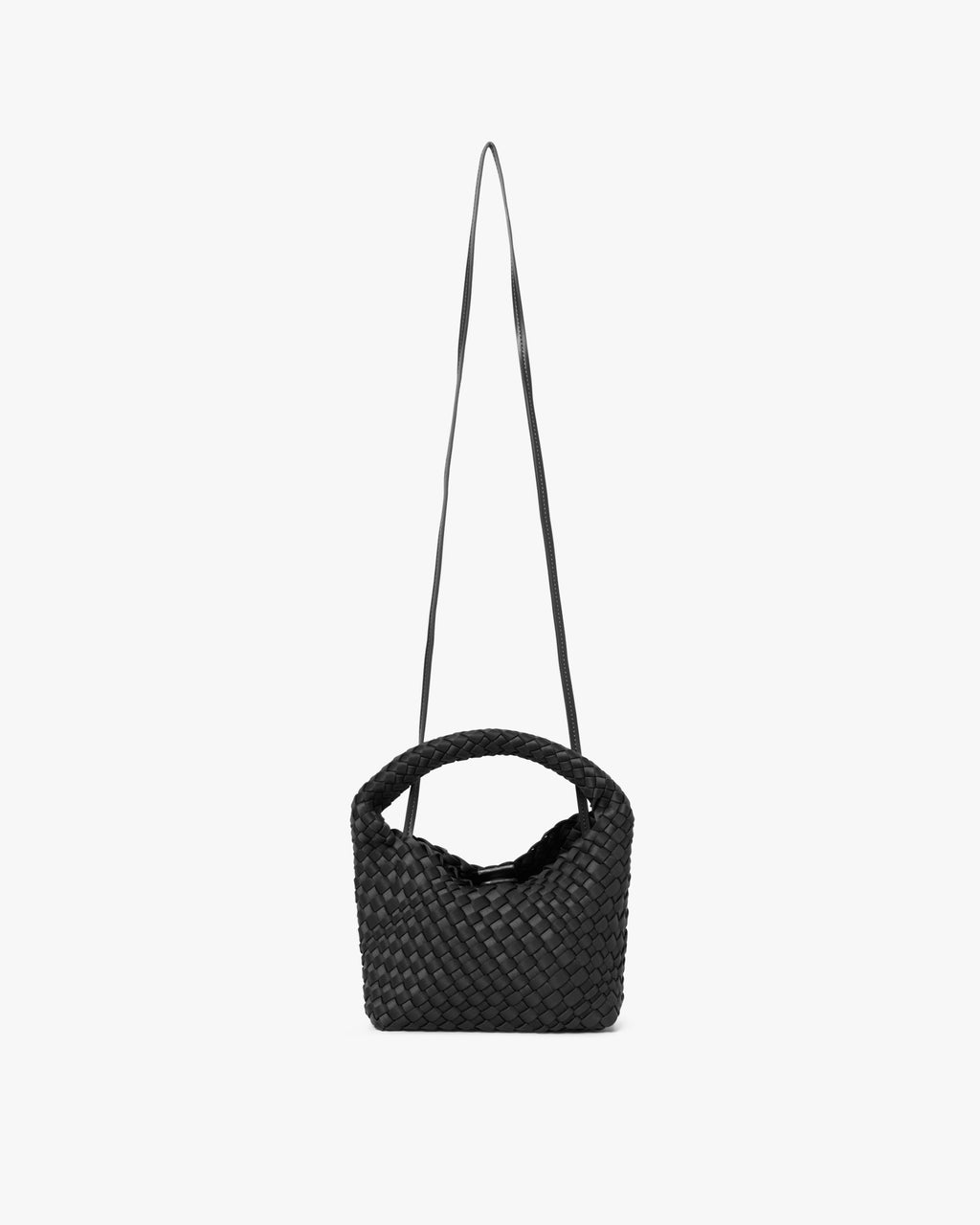 Small Hand-Braided Neoprene Crossbody Håndveske