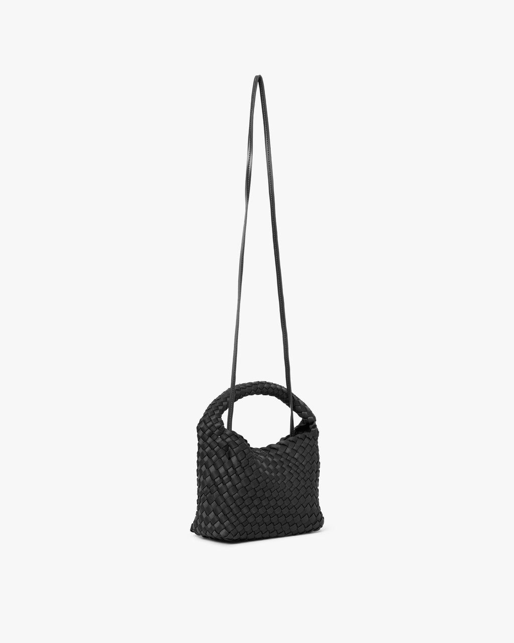 Small Hand-Braided Neoprene Crossbody Håndveske