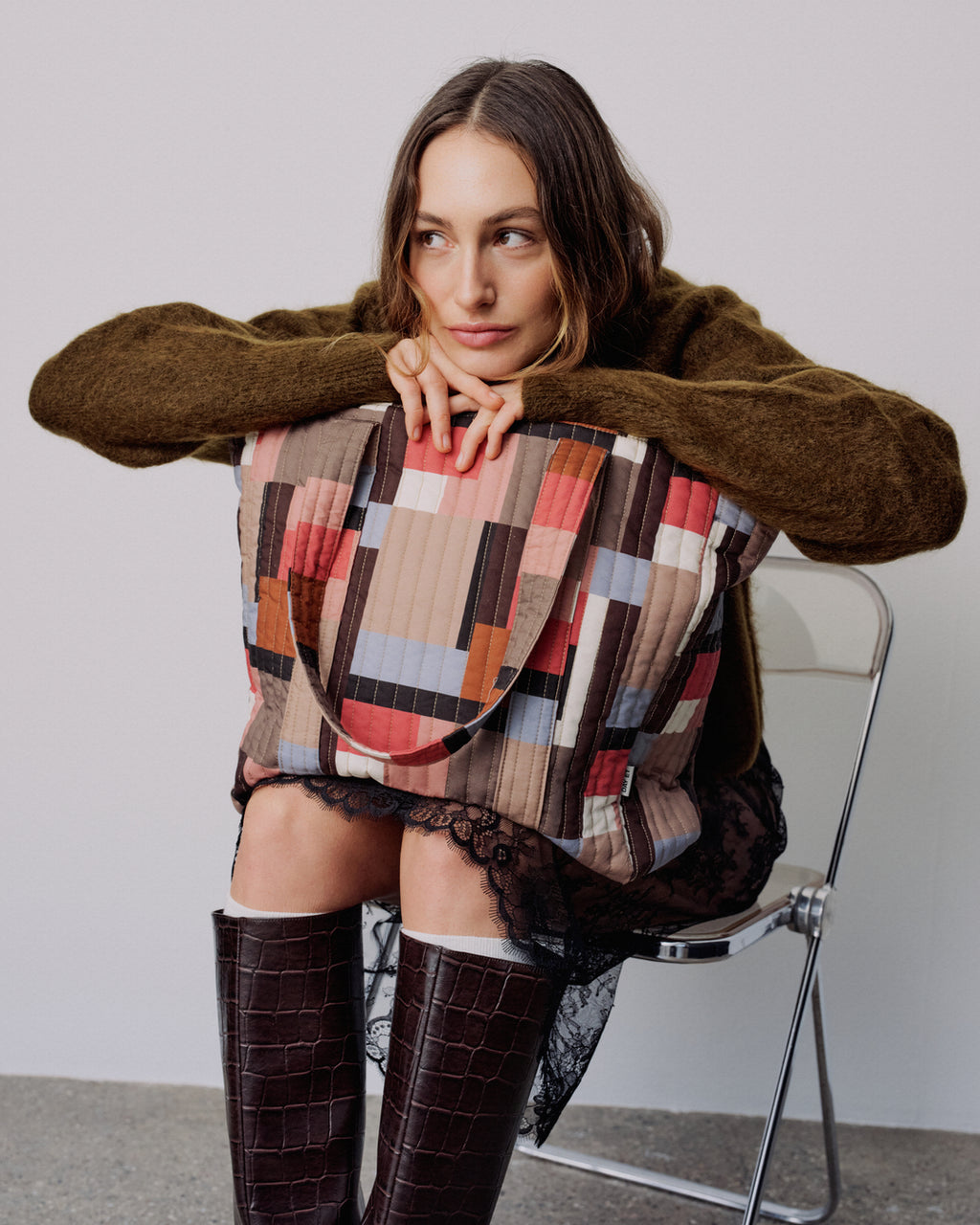 Soft Cotton Quilt Shopper Taske