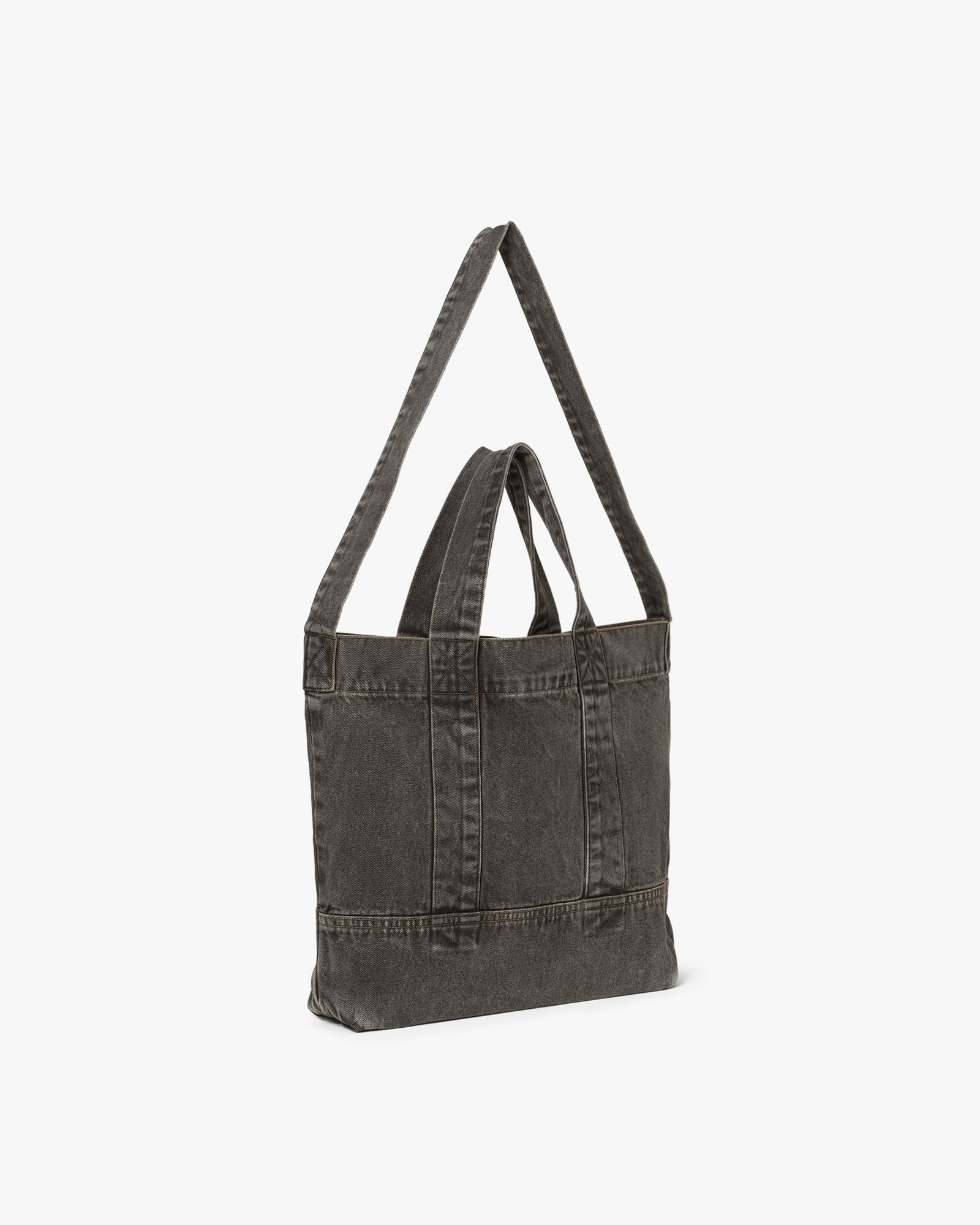 Medium Washed Denim Crossbody Veske