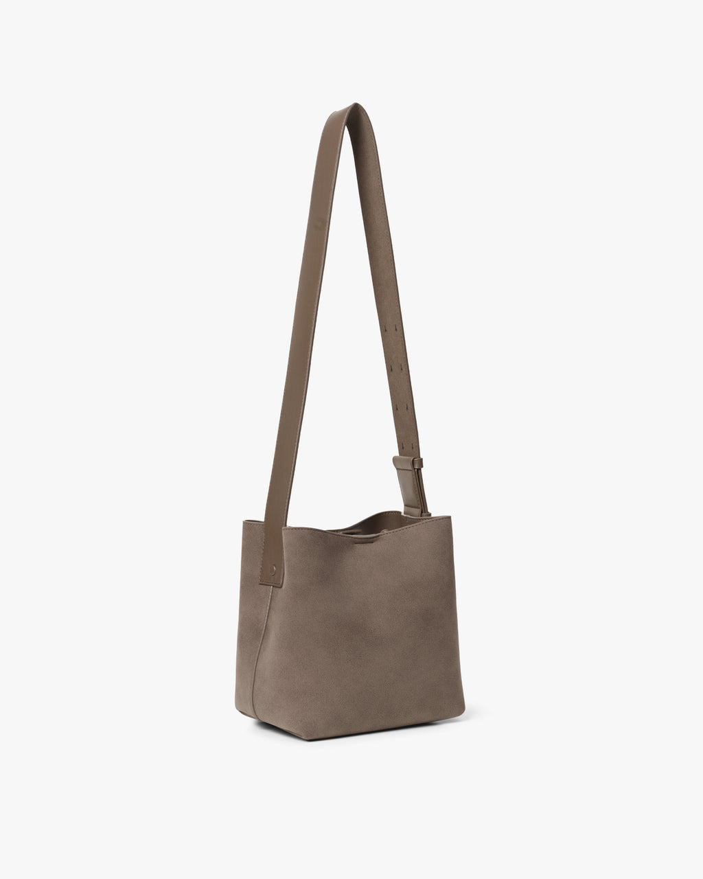 Small Imitation Suede Crossbody Skulderveske