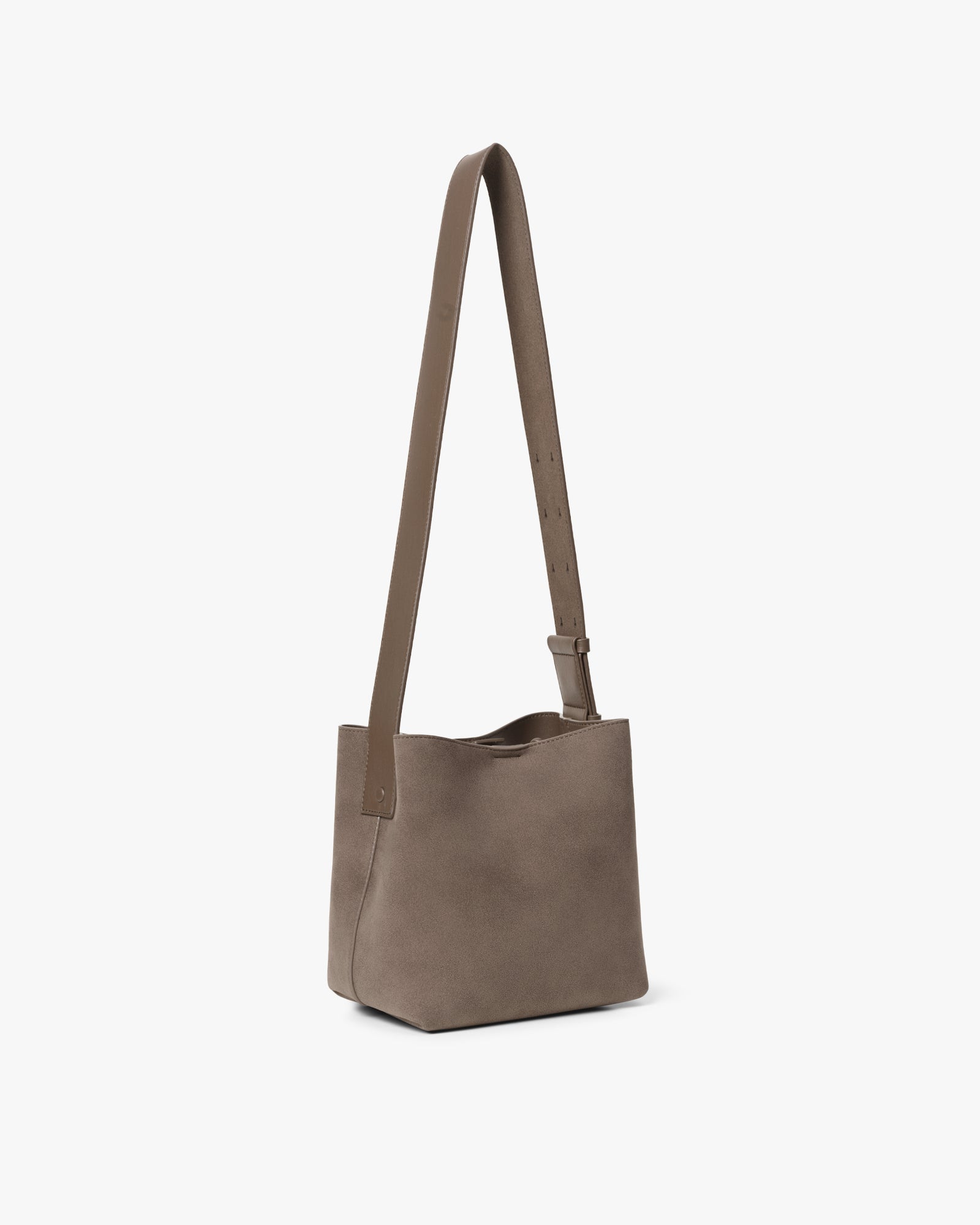 Small Imitation Suede Crossbody Skulderveske