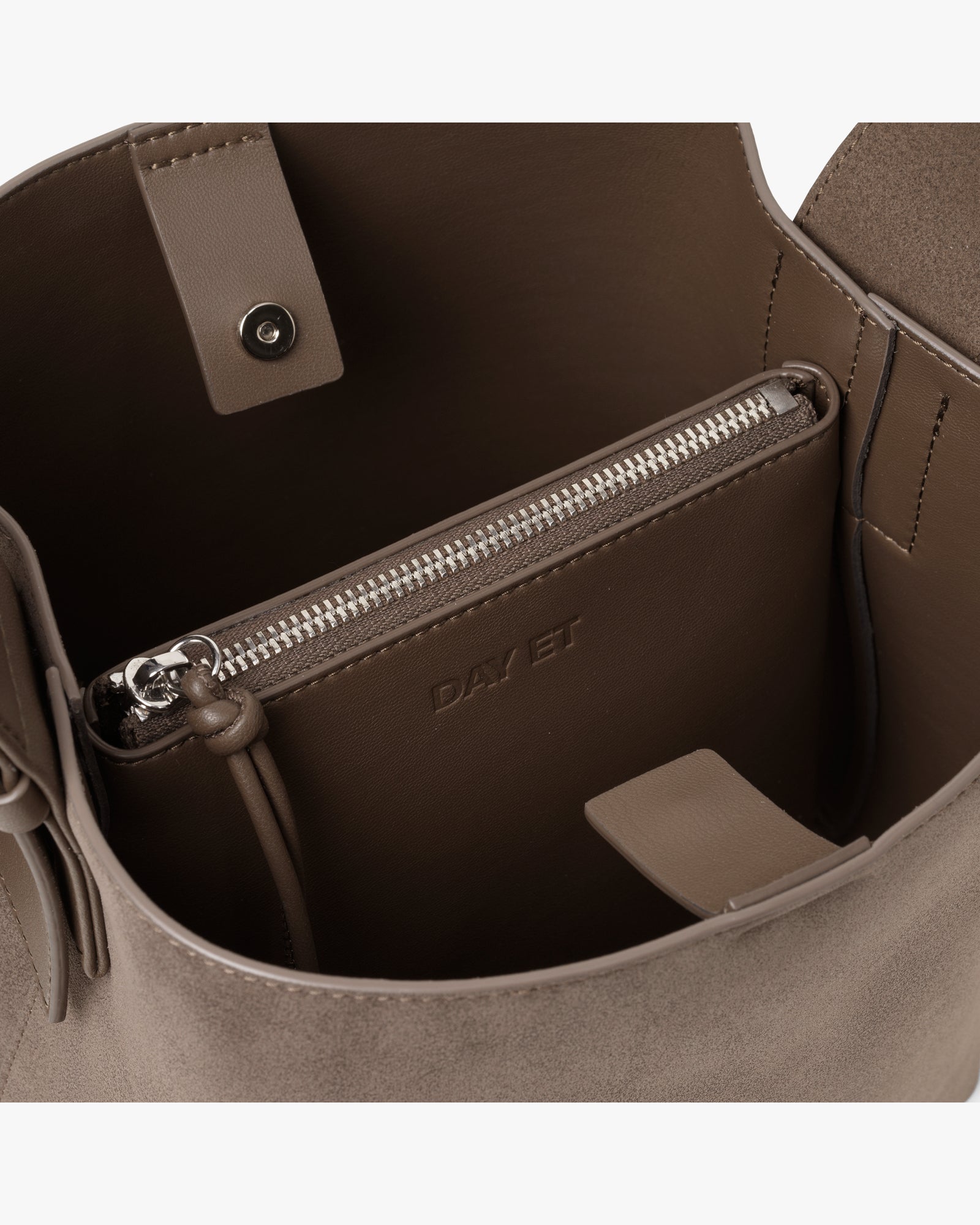 Small Imitation Suede Crossbody Skulderveske