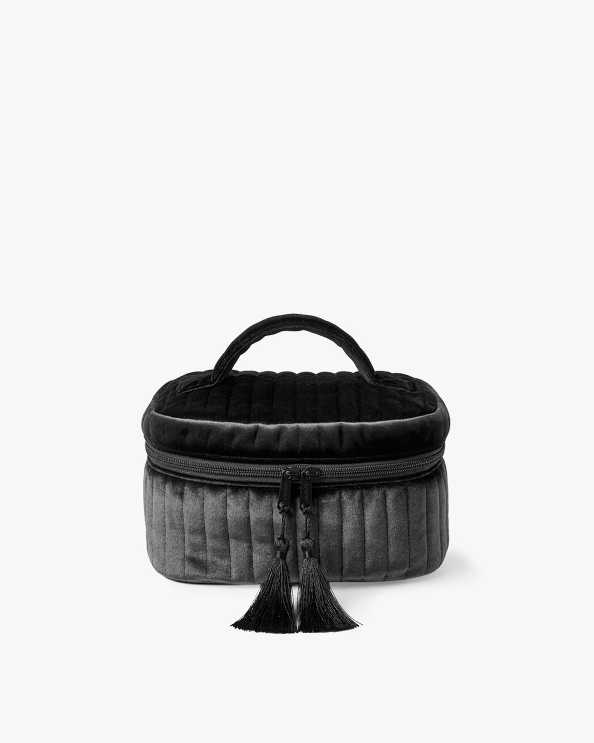 Medium Soft Padded Velour Kosmetikkmappe